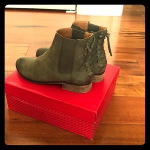 Olive green Aldo ankle boots